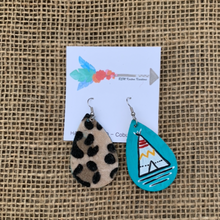 Load image into Gallery viewer, Teepee Hand Painted Earrings

